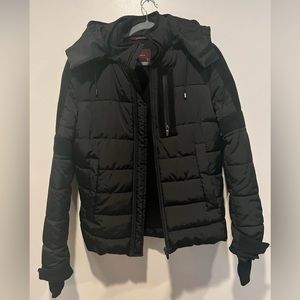 Zara Man Snow Puffer Jacket with Hood